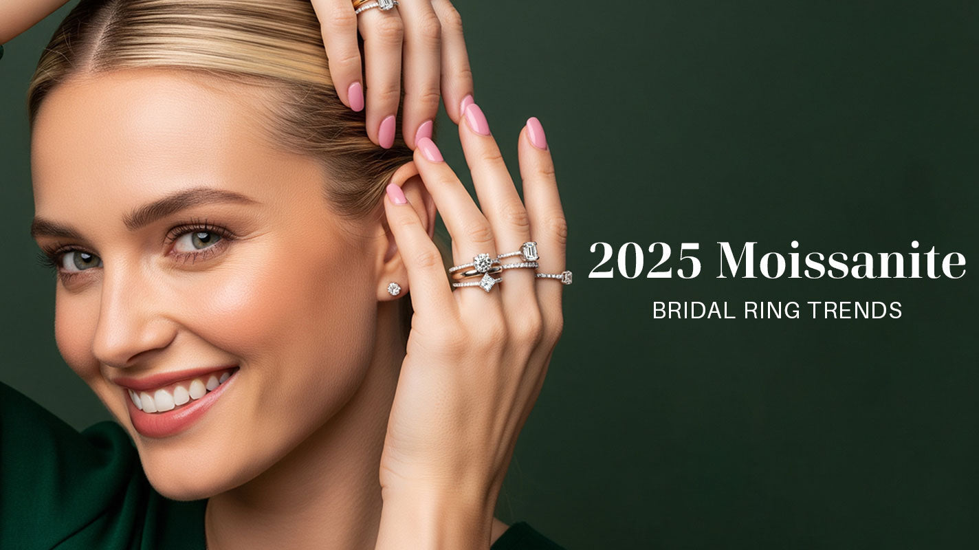 2025 Moissanite Bridal Ring Trends: From Vintage-Inspired to Bold & Minimal