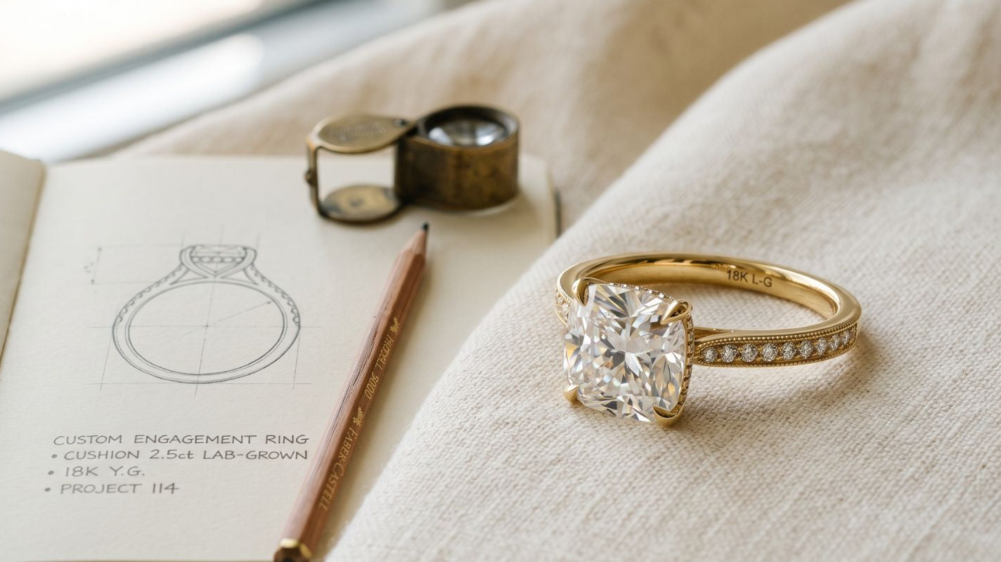 Custom Engagement Rings Lab Grown: How to Design Your Own Perfect Ring