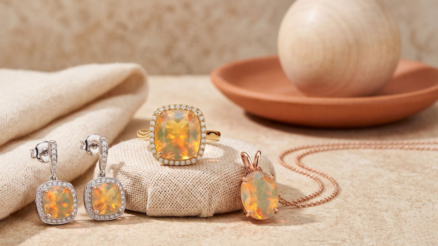 Fire Opal Highlights Bold Accessory Trends