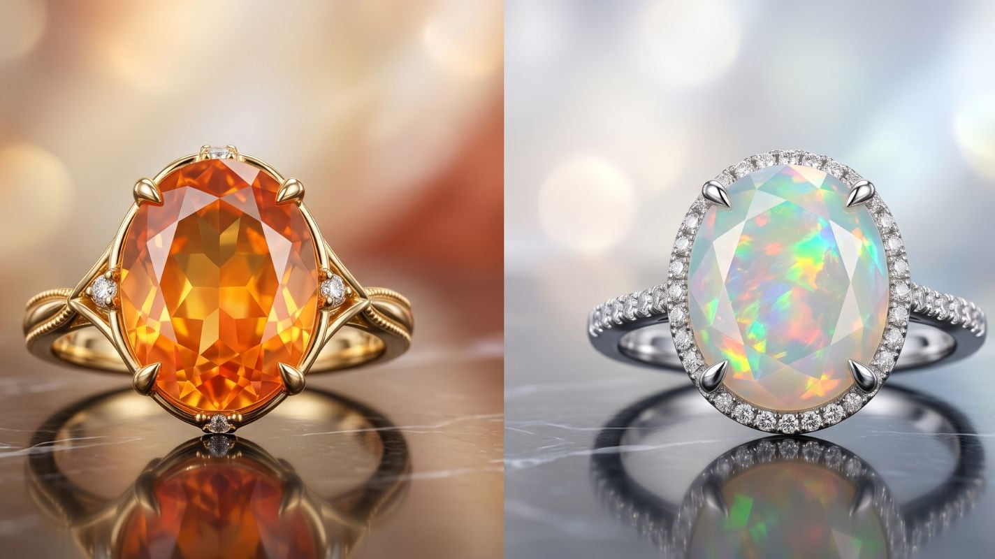 Fire Opal vs Ethiopian Opal Rings: Which Color Story Fits You Best?