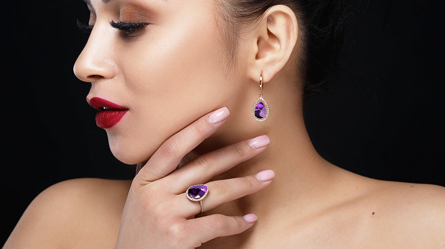 How to Buy February Birthstone Amethyst Jewelry Online