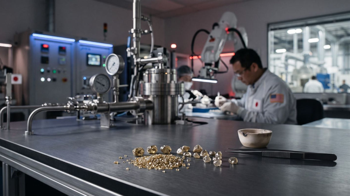 Japan and the United States Advance Plans for Synthetic Diamond Production