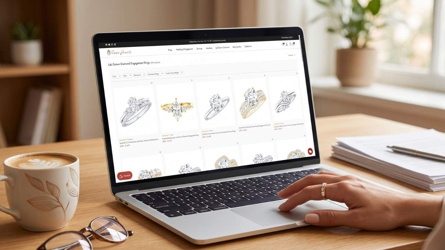 Tips for Buying Lab-Grown Diamond Engagement Rings Online