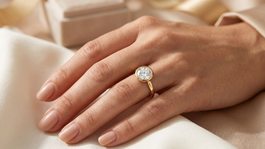 Why Yellow Gold Bezel Engagement Rings Are the 2026 Trend Buyers Actually Want