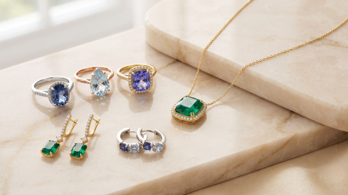 Vibrant Gemstones Lead Jewelry Trends in 2026 with Rich Greens, Blues, and Bold Statements