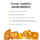 3/4 CT Milgrain Bezel Set Orange Sapphire Sunburst Drop Hoop Earrings Orange Sapphire - ( AAA ) - Quality - Rosec Jewels
