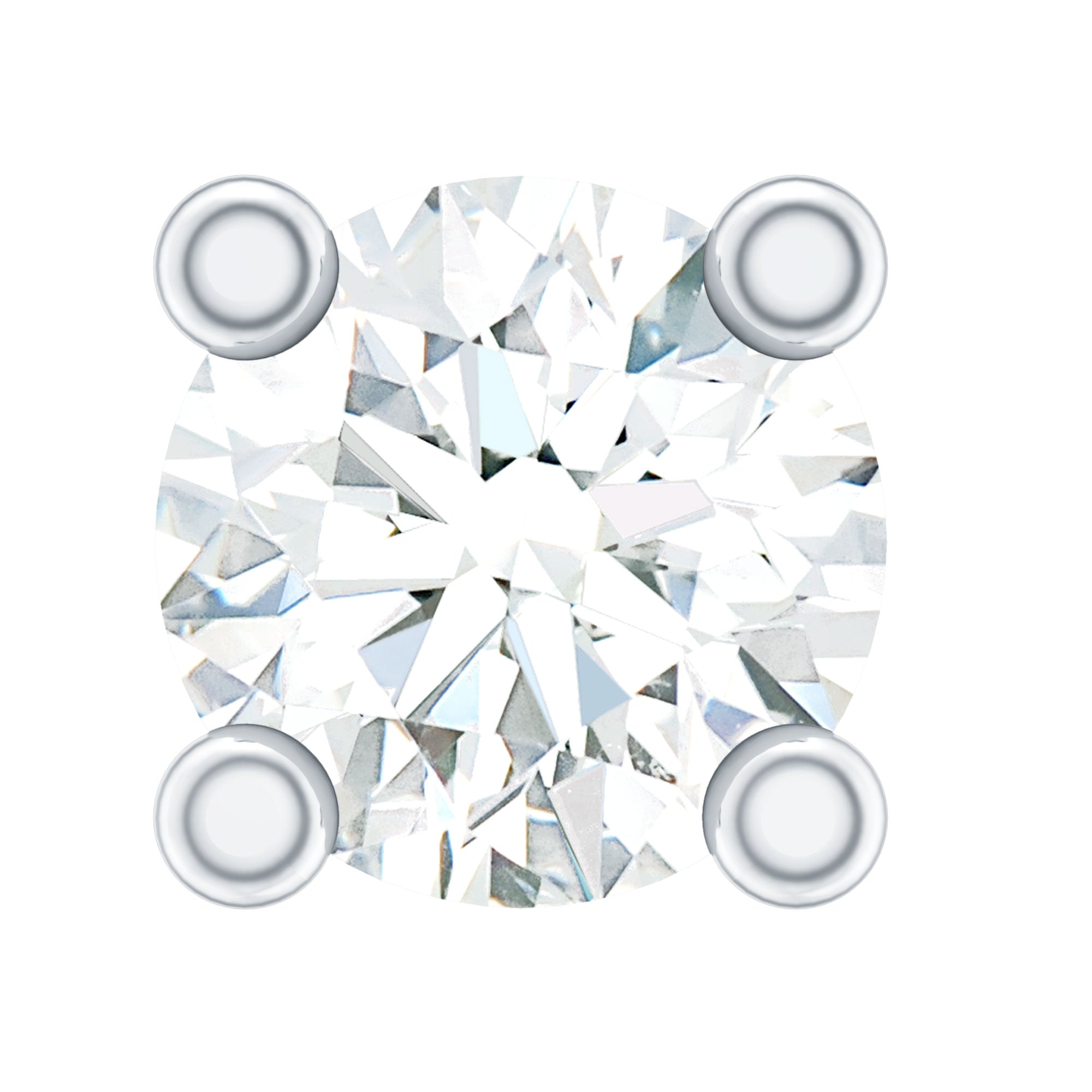 Natural Diamond Conch Piercing Earring Natural - ( HI-SI ) - Rosec Jewels