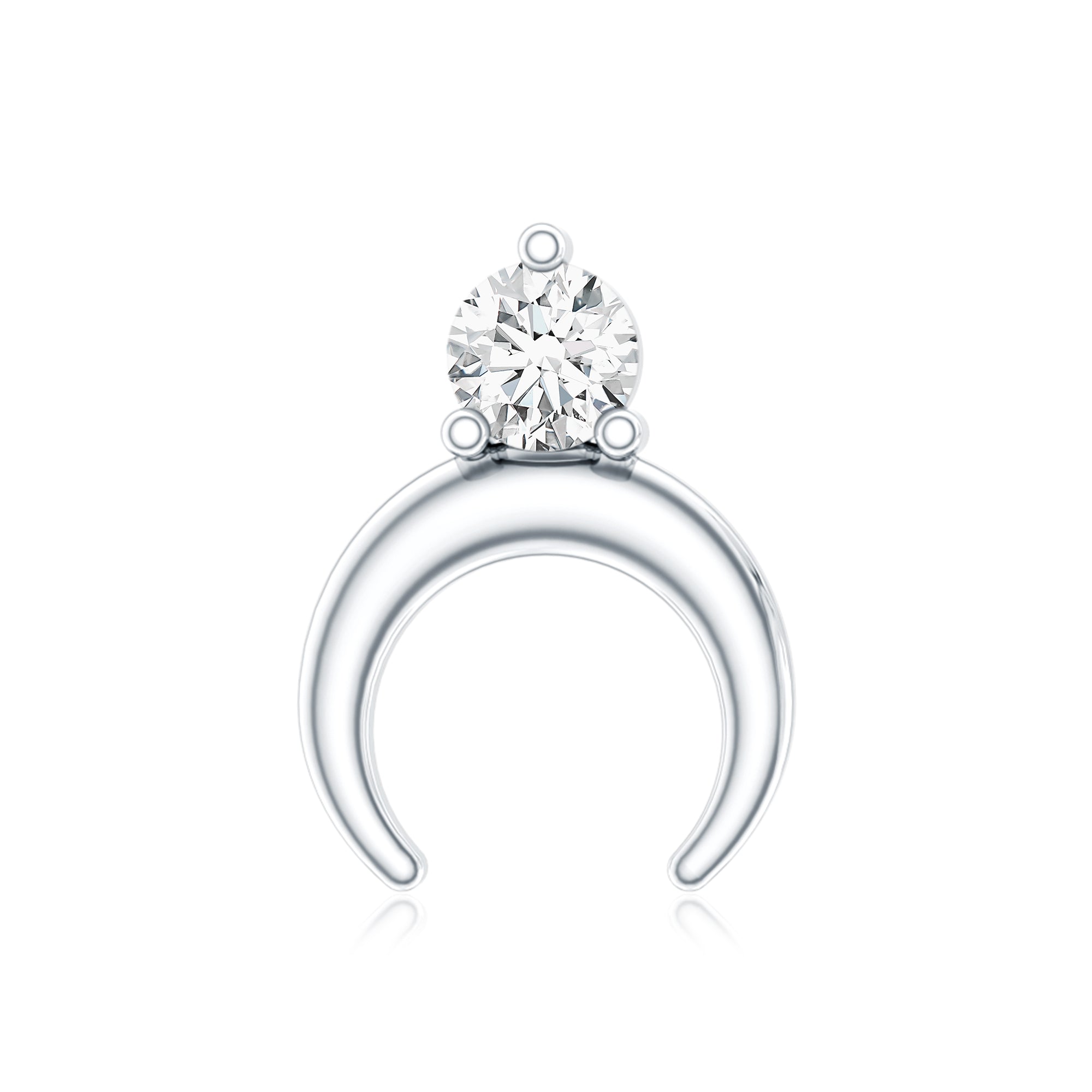 Diamond Minimalist Earring for Helix Piercing