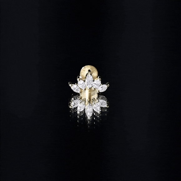 Certified Marquise Cut Diamond Helix Earring for Women Natural - ( HI-SI ) - Rosec Jewels
