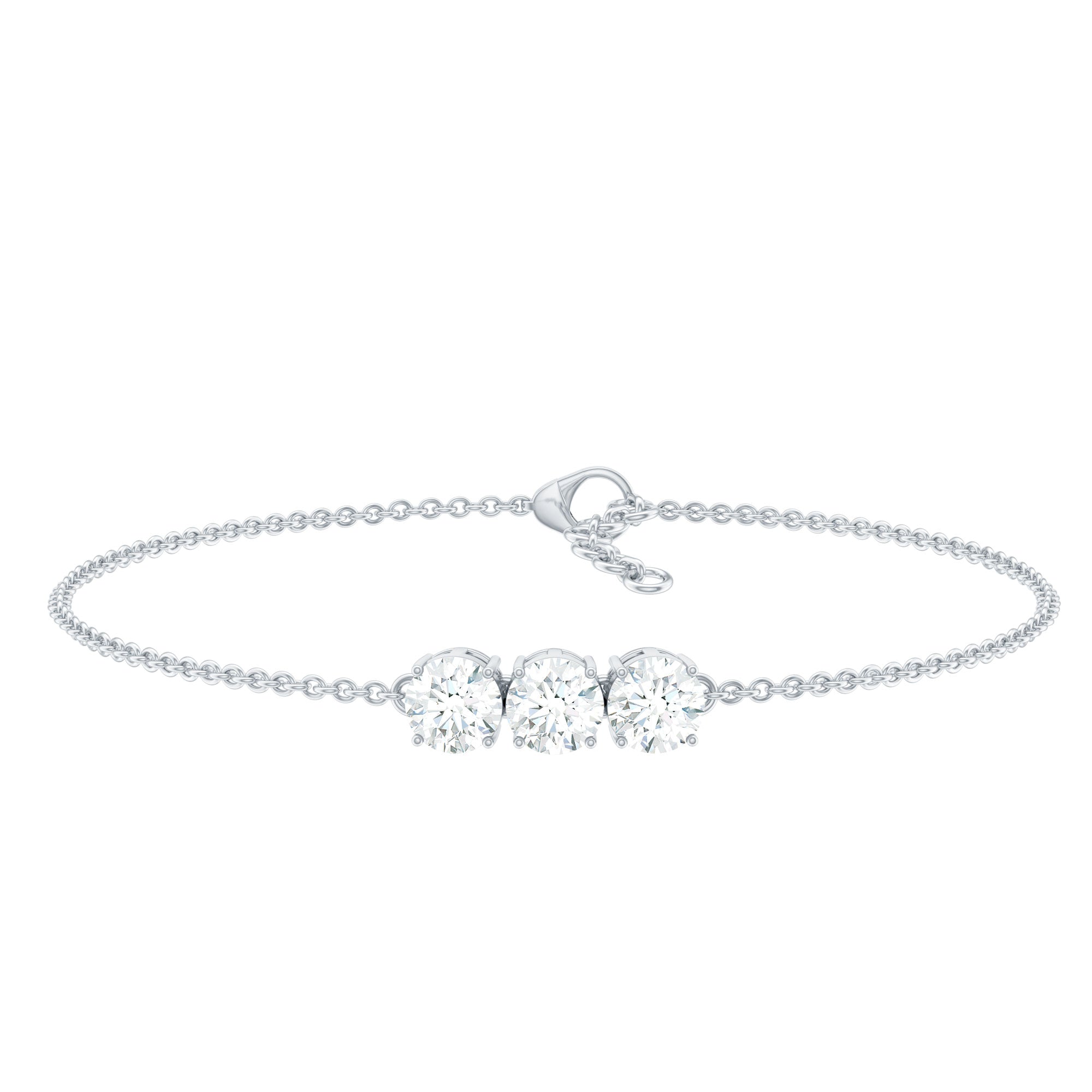 Certified 5 MM Lab Grown Diamond Bracelet for Women