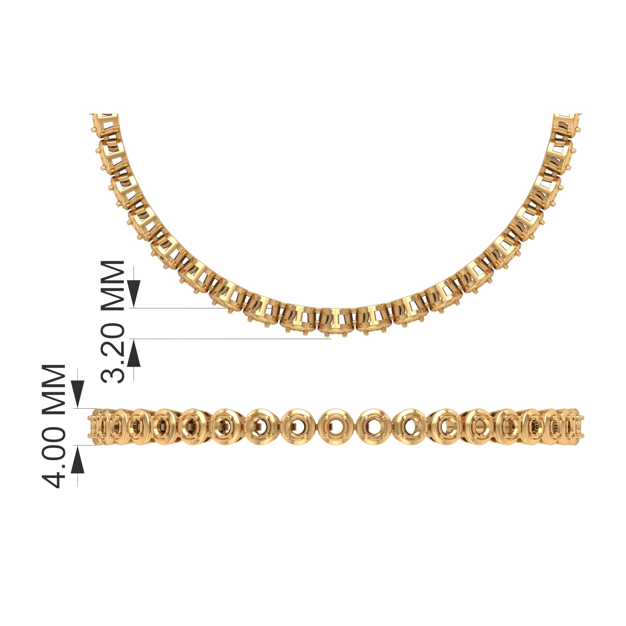 5.51 Carat Lab Grown Ruby Tennis Bracelet for Women AAAA - Rosec Jewels