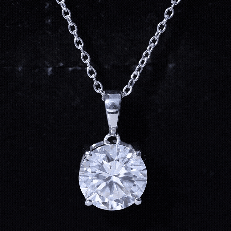 5 Carat IGI Certified Lab Grown Diamond Bridal Necklace Lab - ( E-VS1 ) - Rosec Jewels