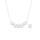 1.75 CT Zircon Designer Jewelry Set Zircon - ( AAAA ) - Quality - Rosec Jewels
