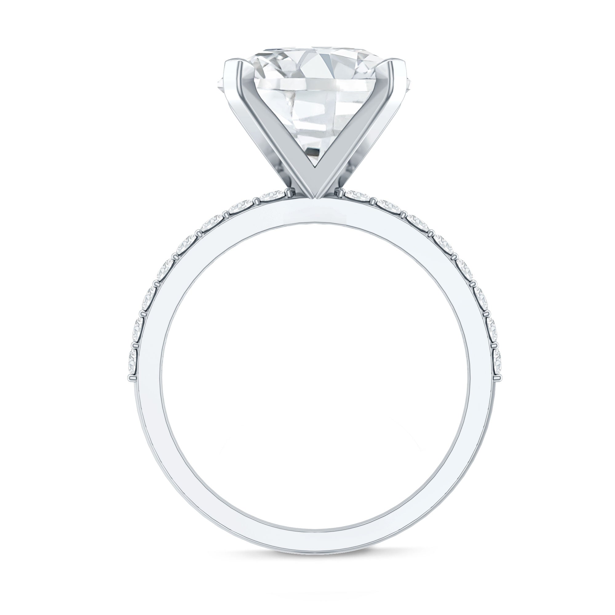 Rosec Jewels-5 Carat Lab Grown IGI Certified Diamond Huge Engagement Ring