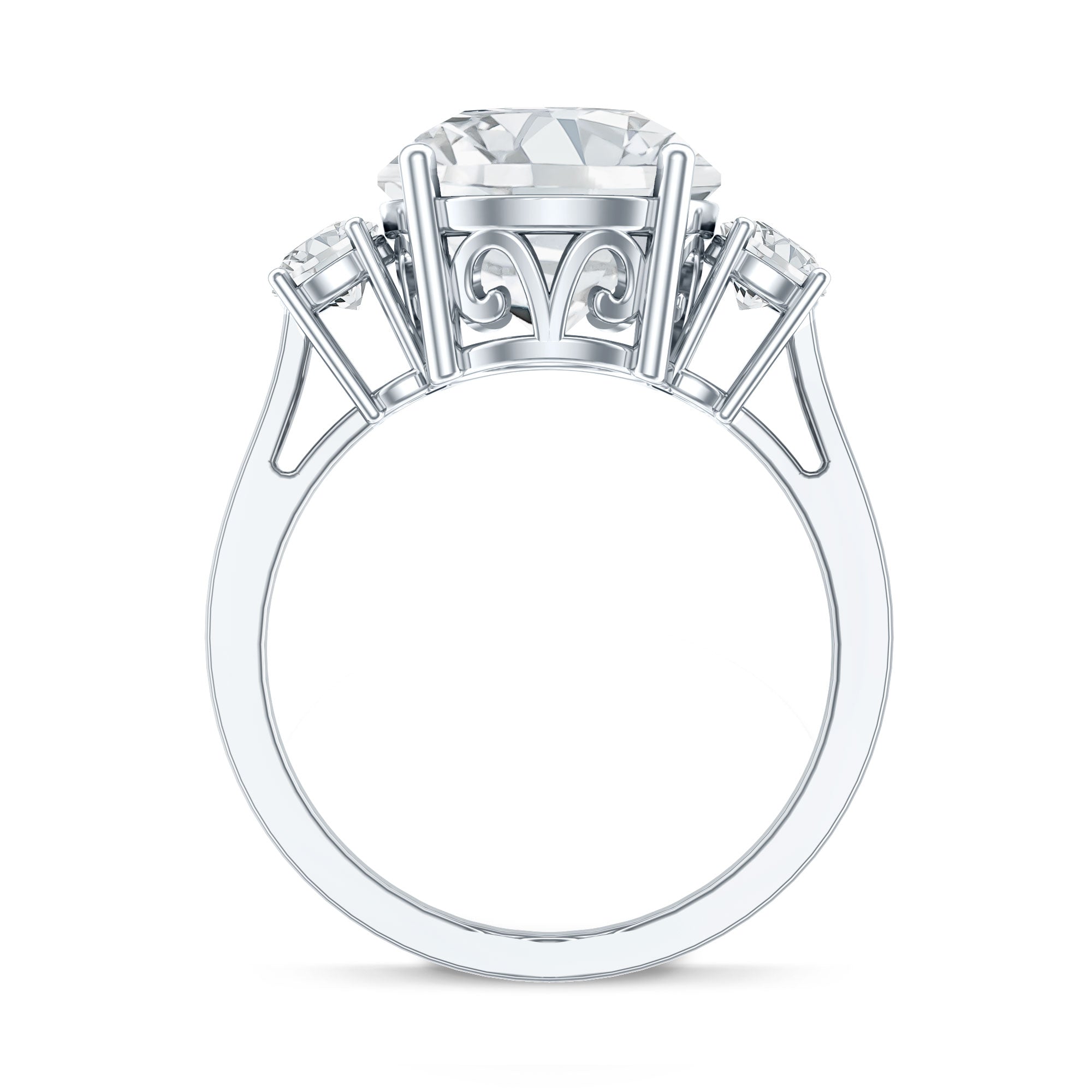 Rosec Jewels-IGI Certified 3 CT Lab Grown Diamond Engagement Ring