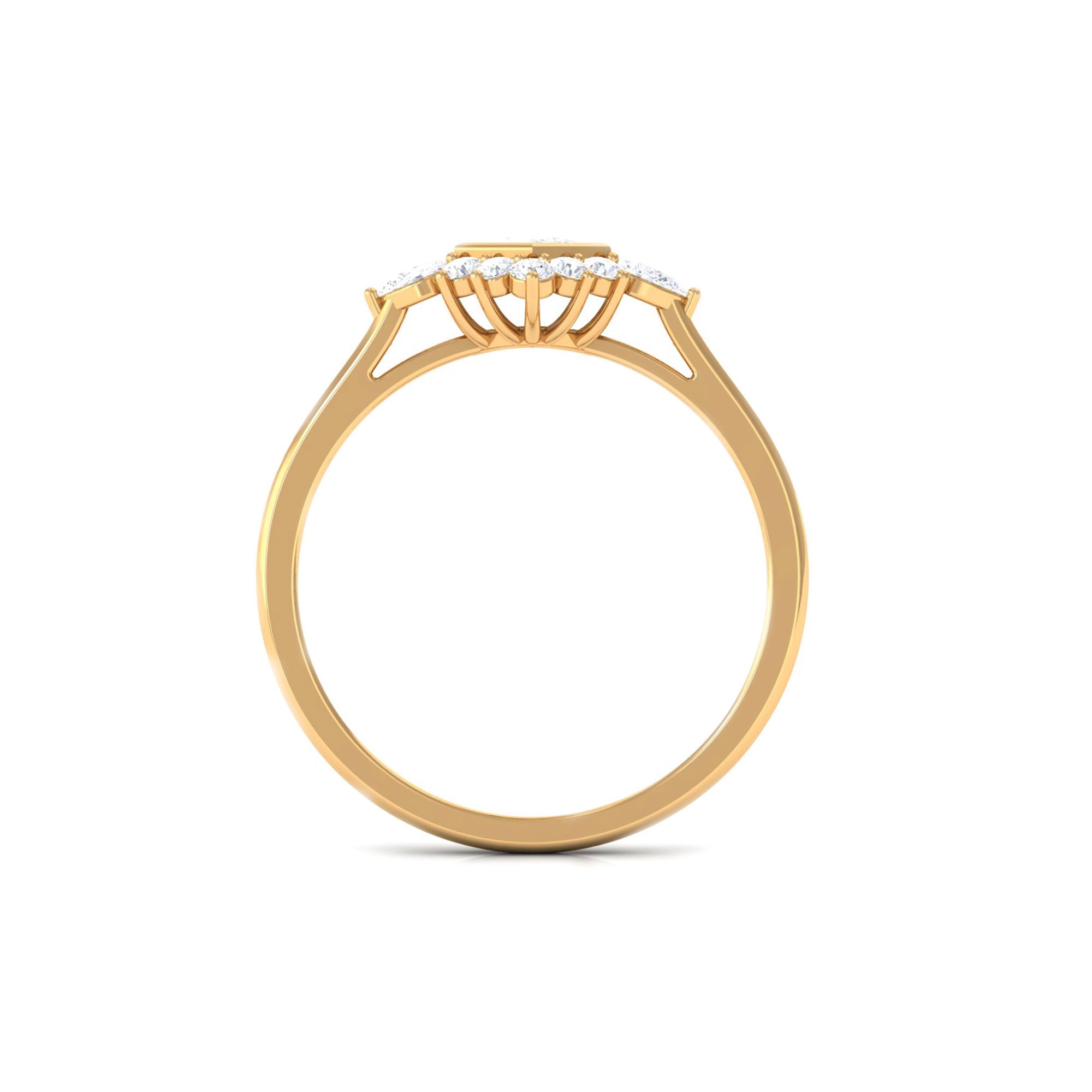 Rosec Jewels-Designer Diamond Engagement Ring with Halo