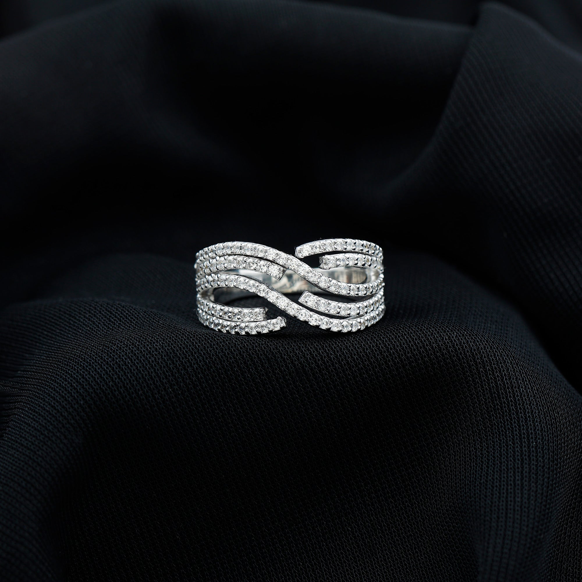 Certified Lab Grown Diamond Wide Wedding Band Lab - ( EF-VS ) - Rosec Jewels