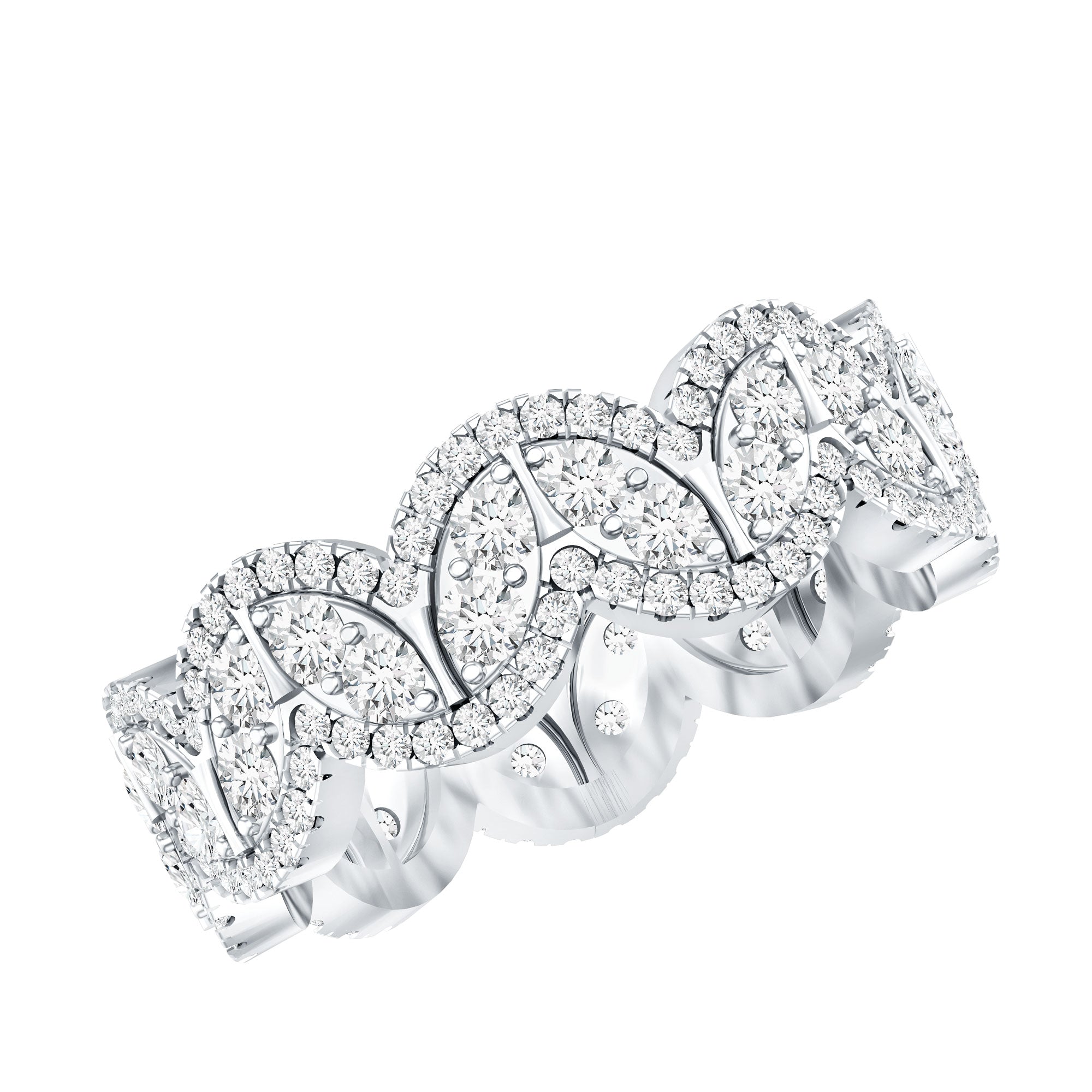 Certified Lab Diamond Vintage Inspired Wedding Ring Lab - ( EF-VS ) - Rosec Jewels