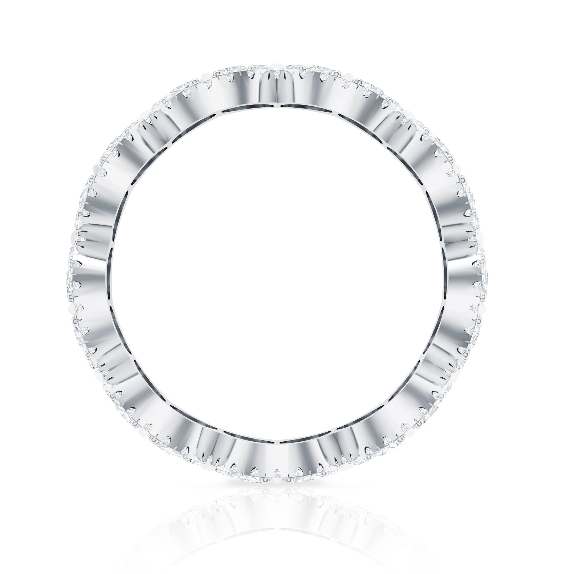 Certified Lab Diamond Vintage Inspired Wedding Ring Lab - ( EF-VS ) - Rosec Jewels