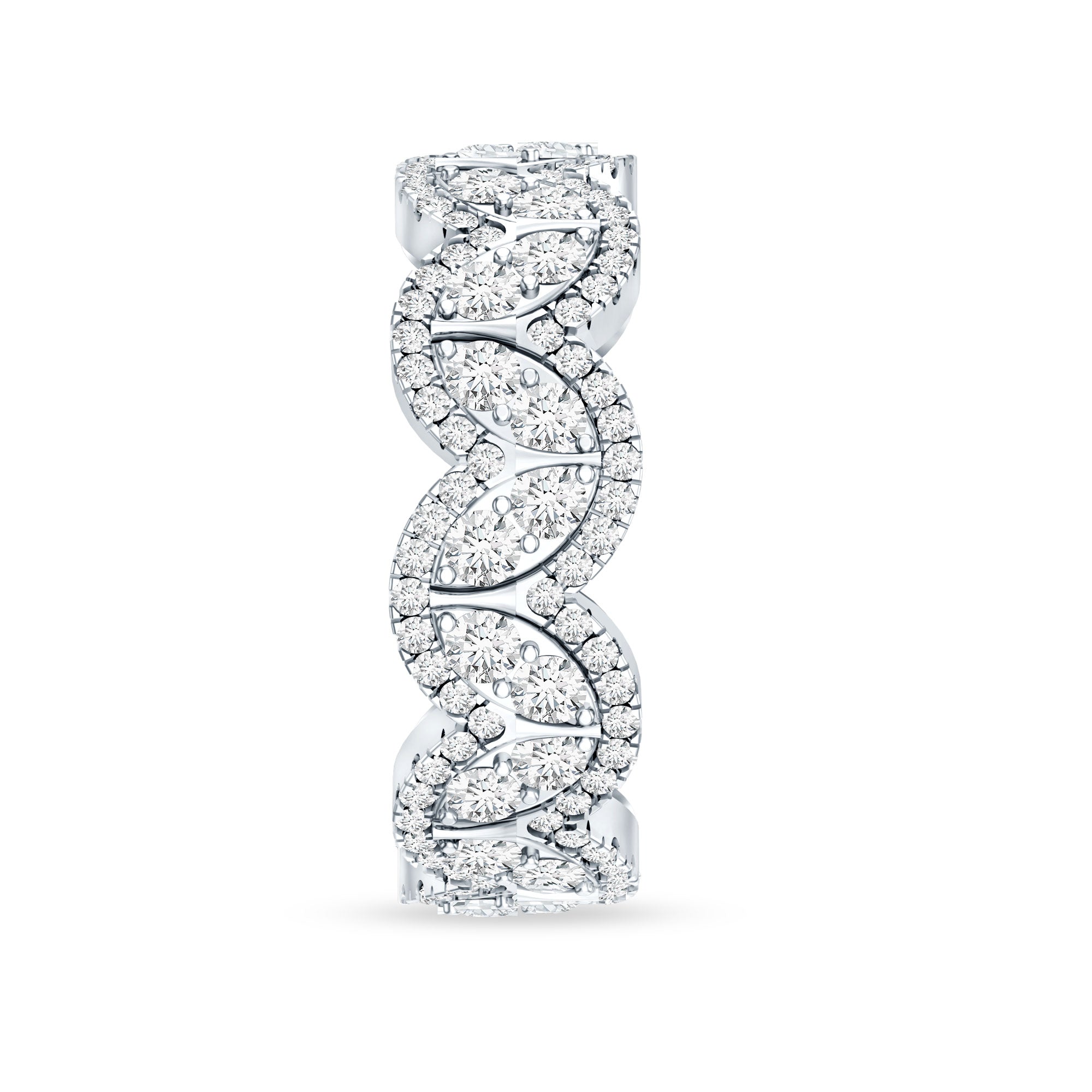 Certified Lab Diamond Vintage Inspired Wedding Ring Lab - ( EF-VS ) - Rosec Jewels