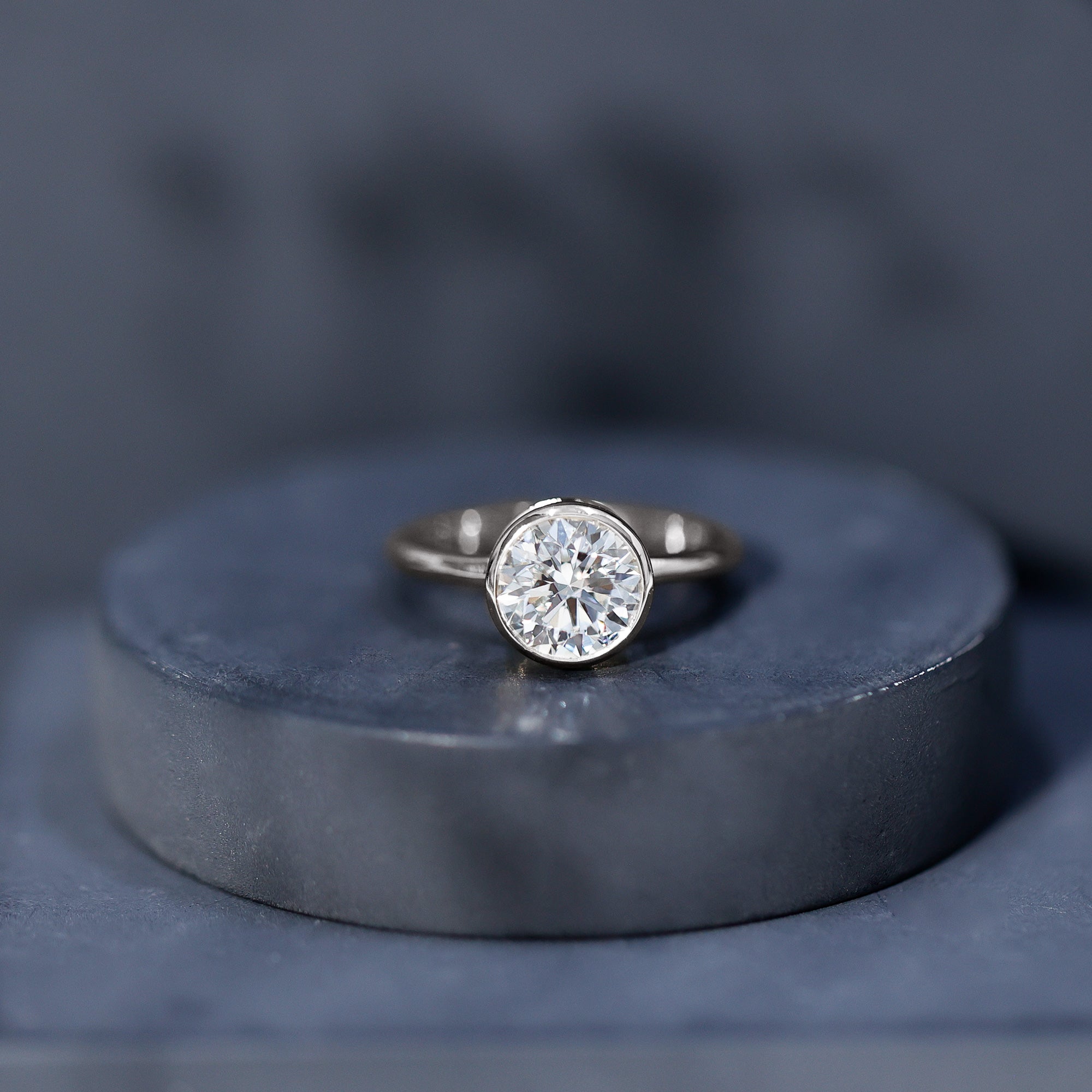 2 CT IGI Certified Lab Grown Diamond Solitaire Engagement Ring Lab - ( EF-VS ) - Rosec Jewels