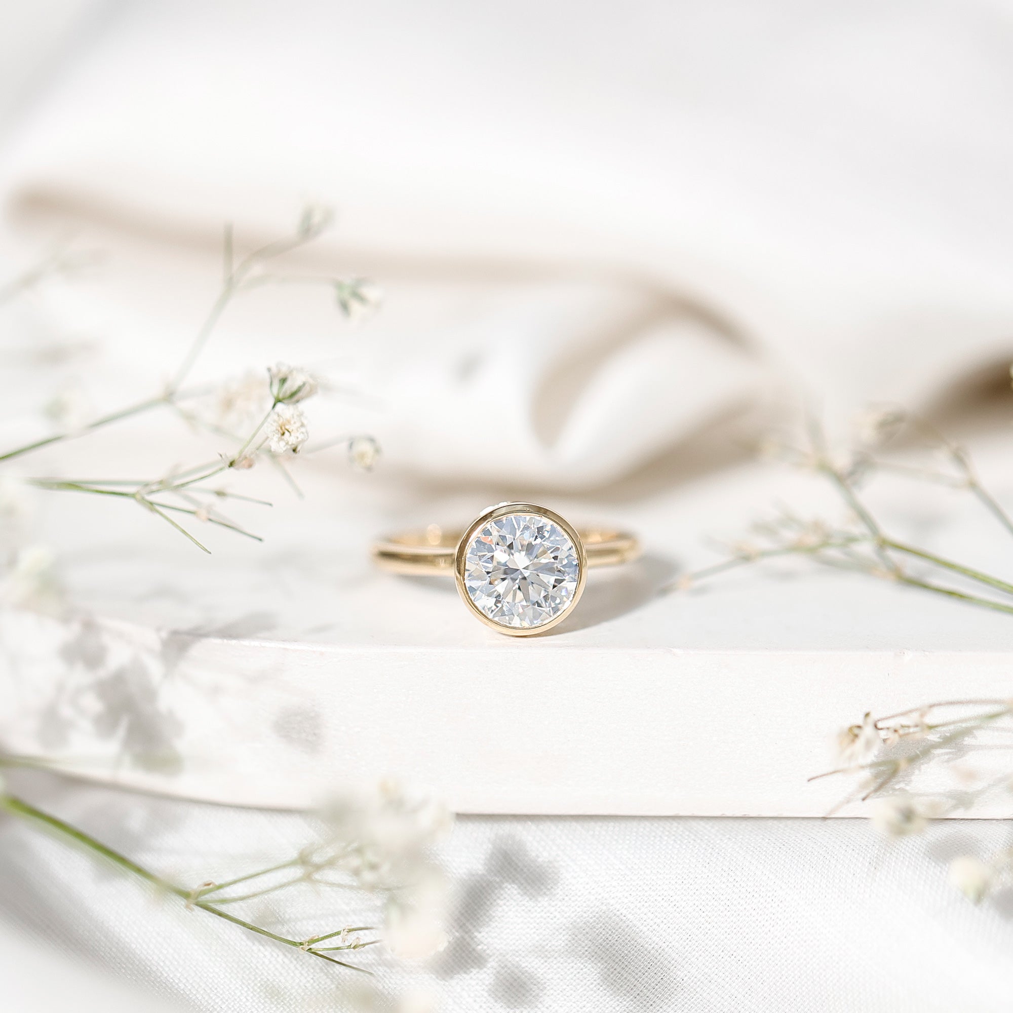 2 CT IGI Certified Lab Grown Diamond Solitaire Engagement Ring Lab - ( EF-VS ) - Rosec Jewels