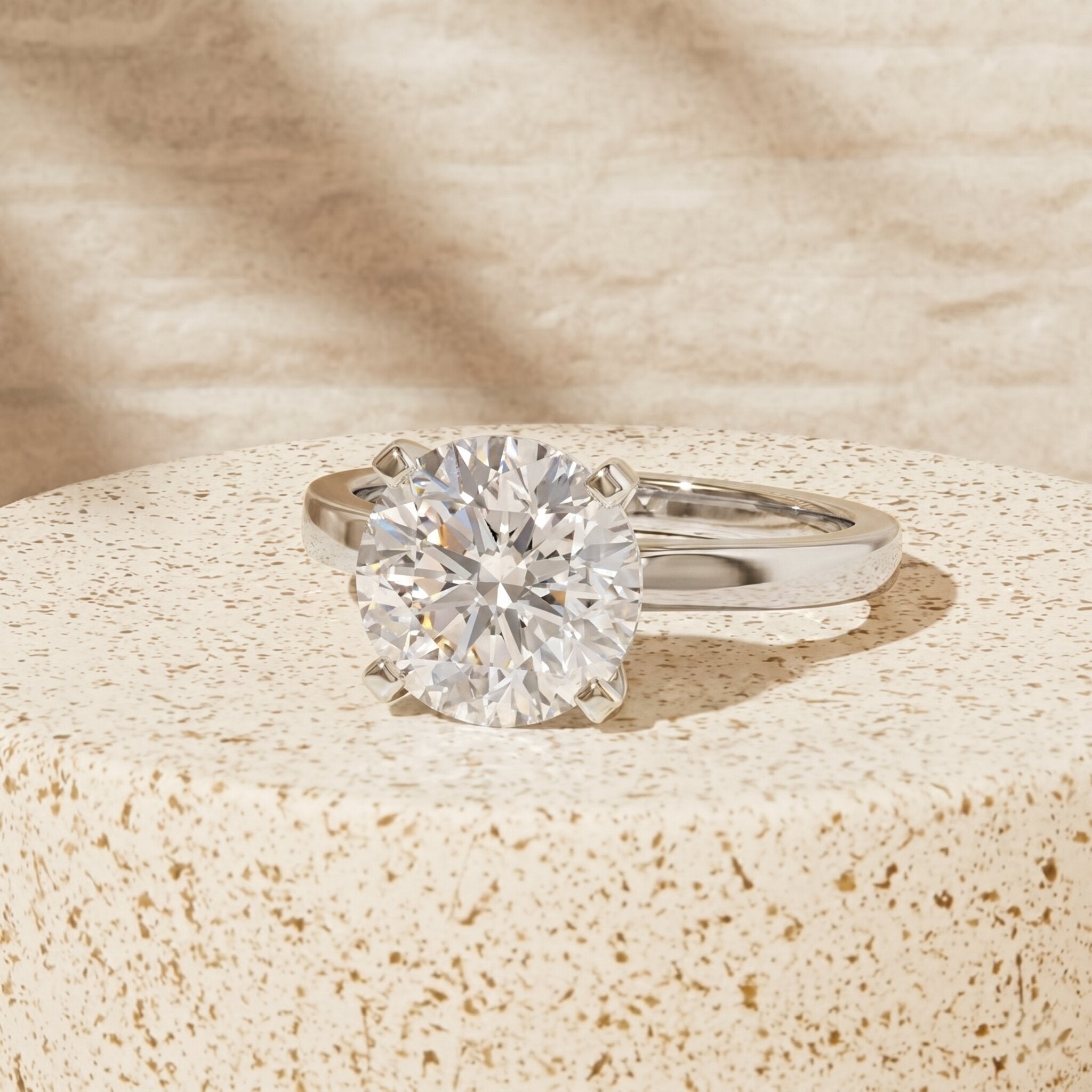 4 CT IGI Certified Lab Diamond Timeless Engagement Ring Lab - ( E-VS1 ) - Rosec Jewels