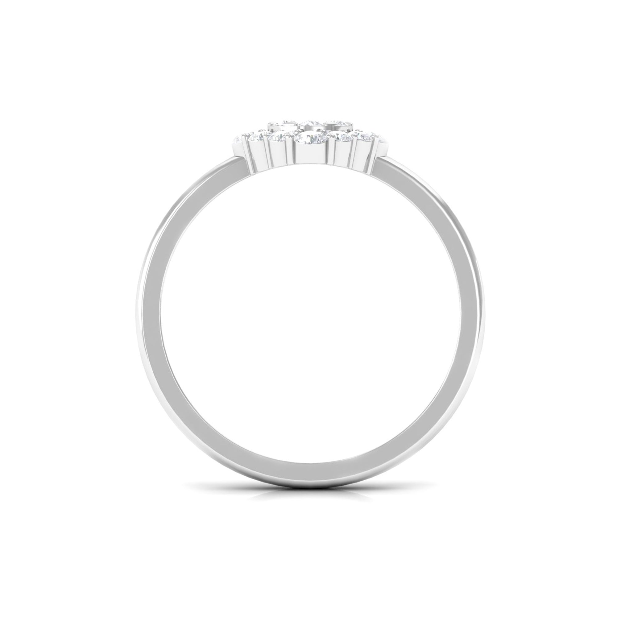 Rosec Jewels-Natural Diamond Classic Engagement Ring with Halo