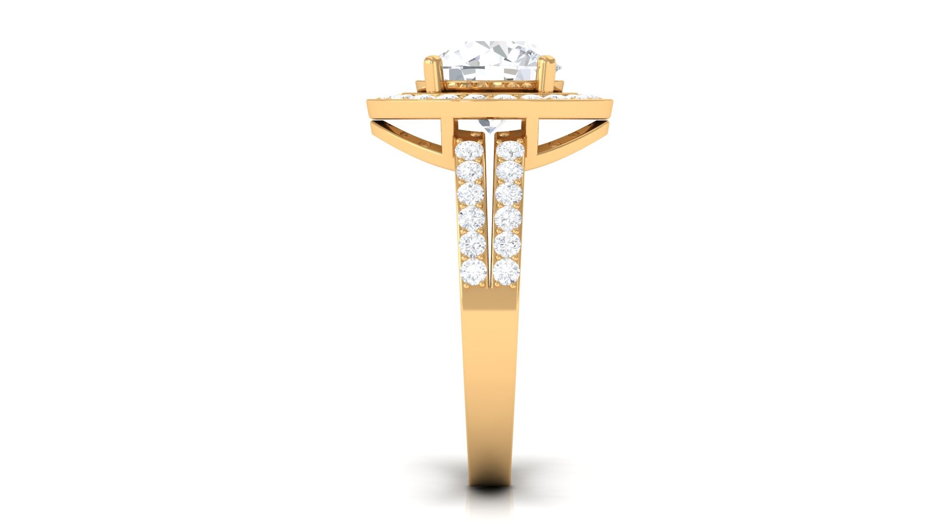 3.25 CT Classic Cubic Zirconia Engagement Ring AAAA - Rosec Jewels
