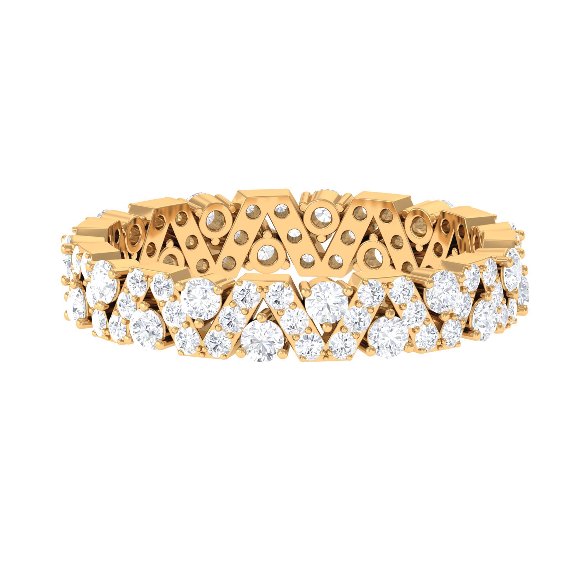 Rosec Jewels-Zircon Wedding Anniversary Eternity Ring