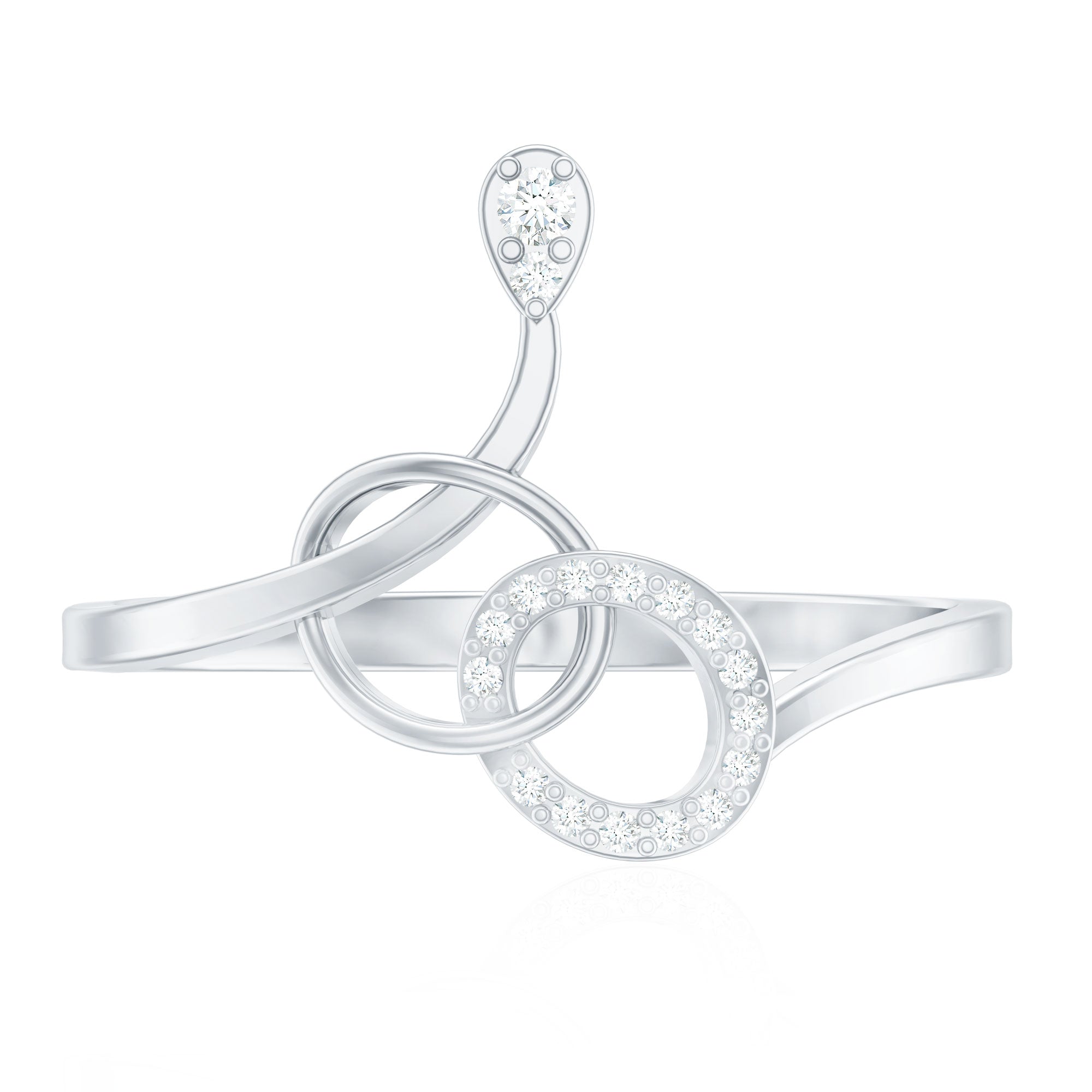 Rosec Jewels-Natural Diamond Minimalist Promise Ring for Her