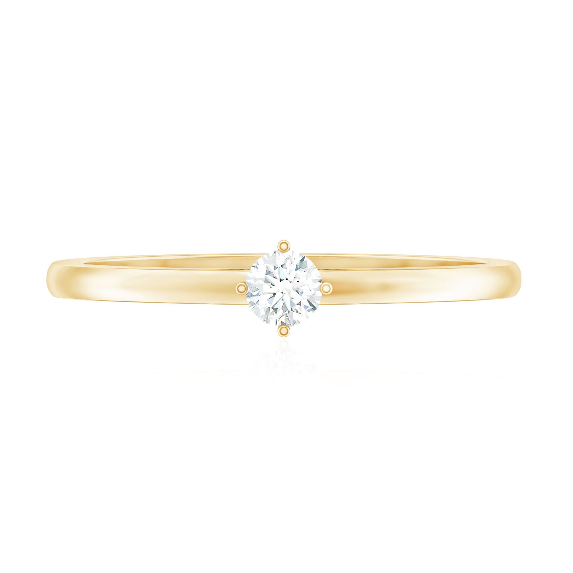 Diamond Promise Ring For Her Natural - ( HI-SI ) - Rosec Jewels