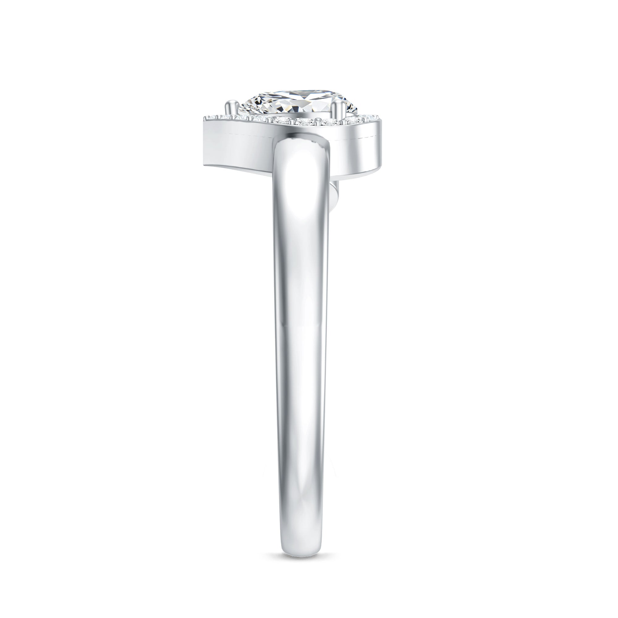 Rosec Jewels-Certified Heart Shape Lab Grown Diamond Engagement Ring