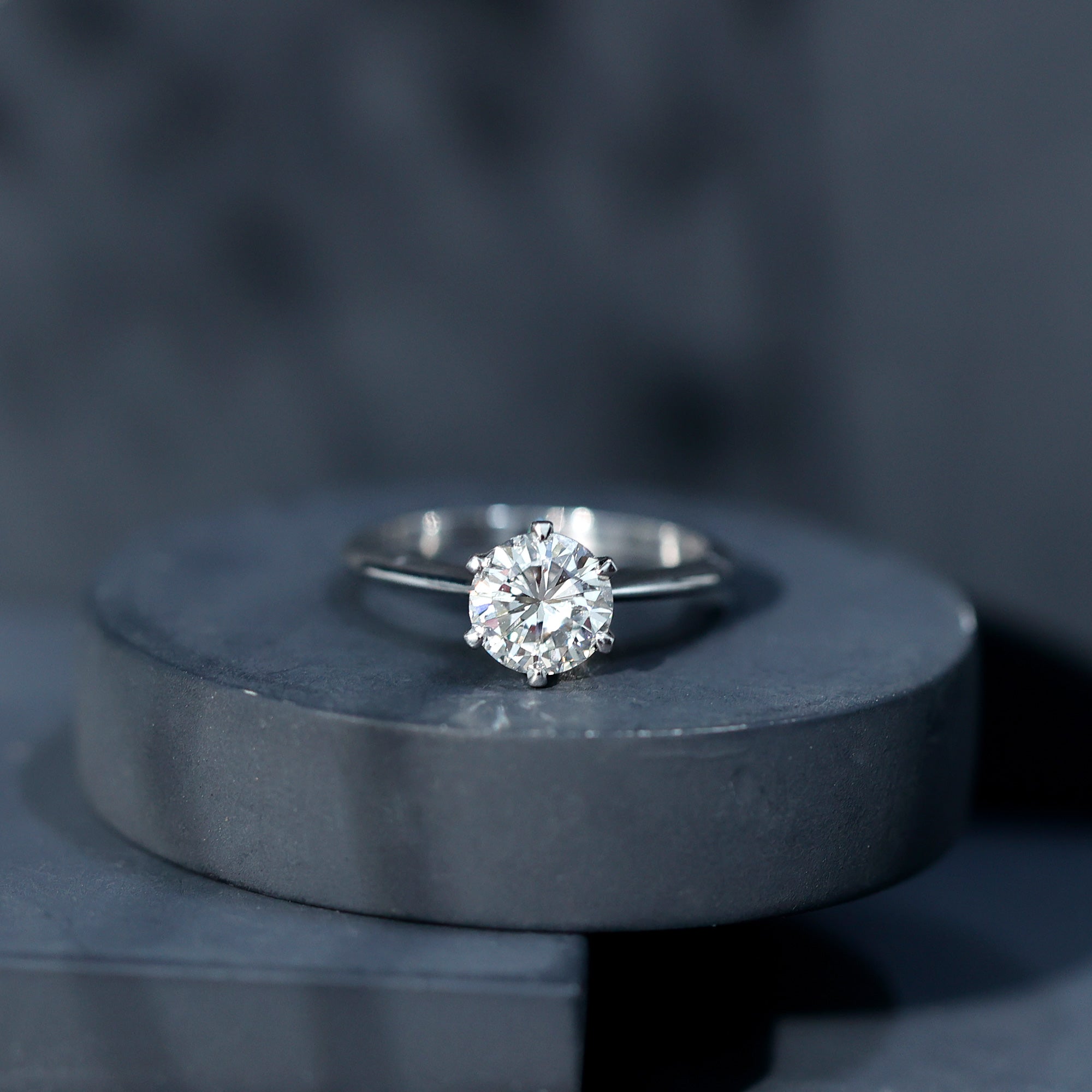 Rosec Jewels-2 Carat Lab Grown Diamond Six Prongs Engagement Ring