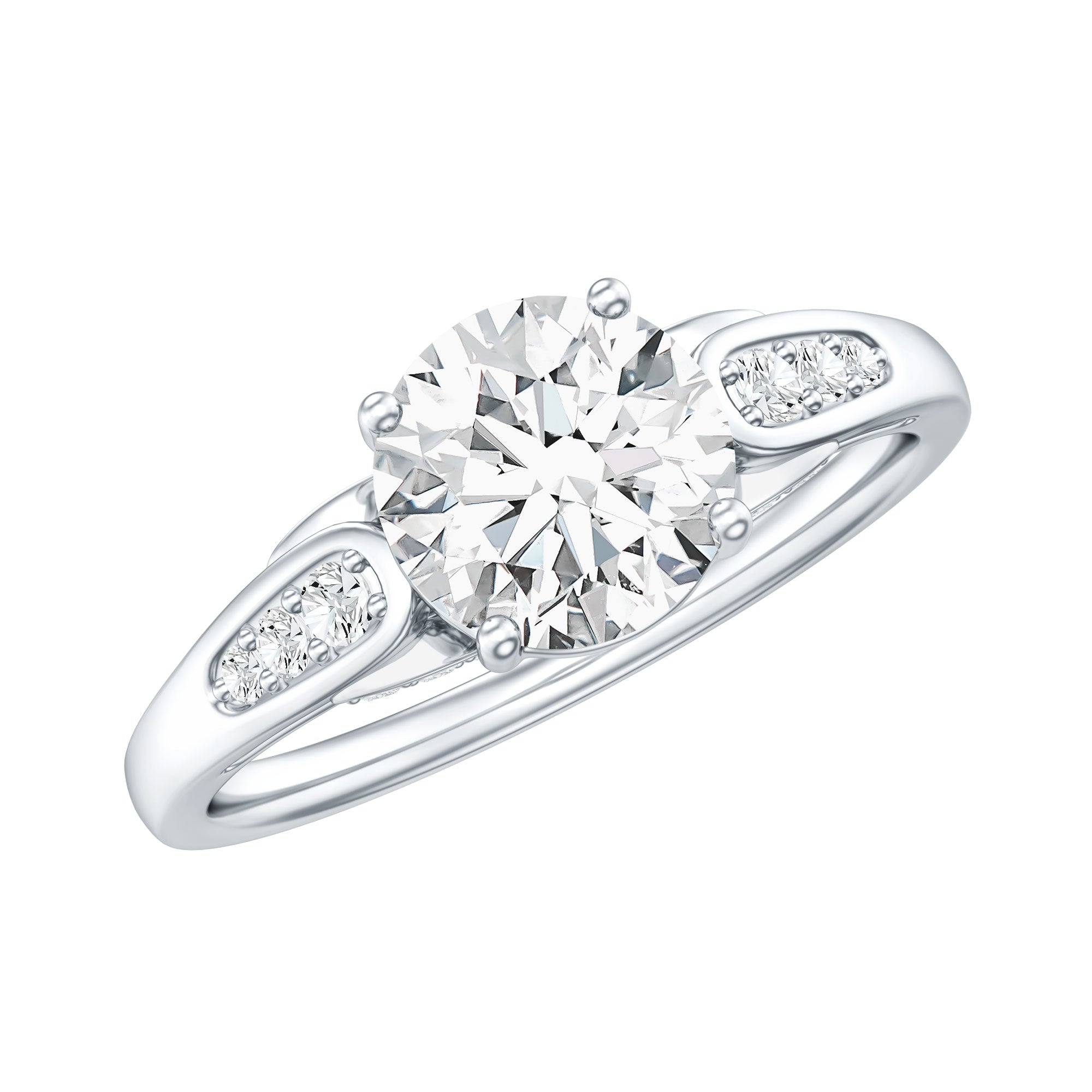 Brilliant Cut Lab Grown Diamond Trending Engagement Ring