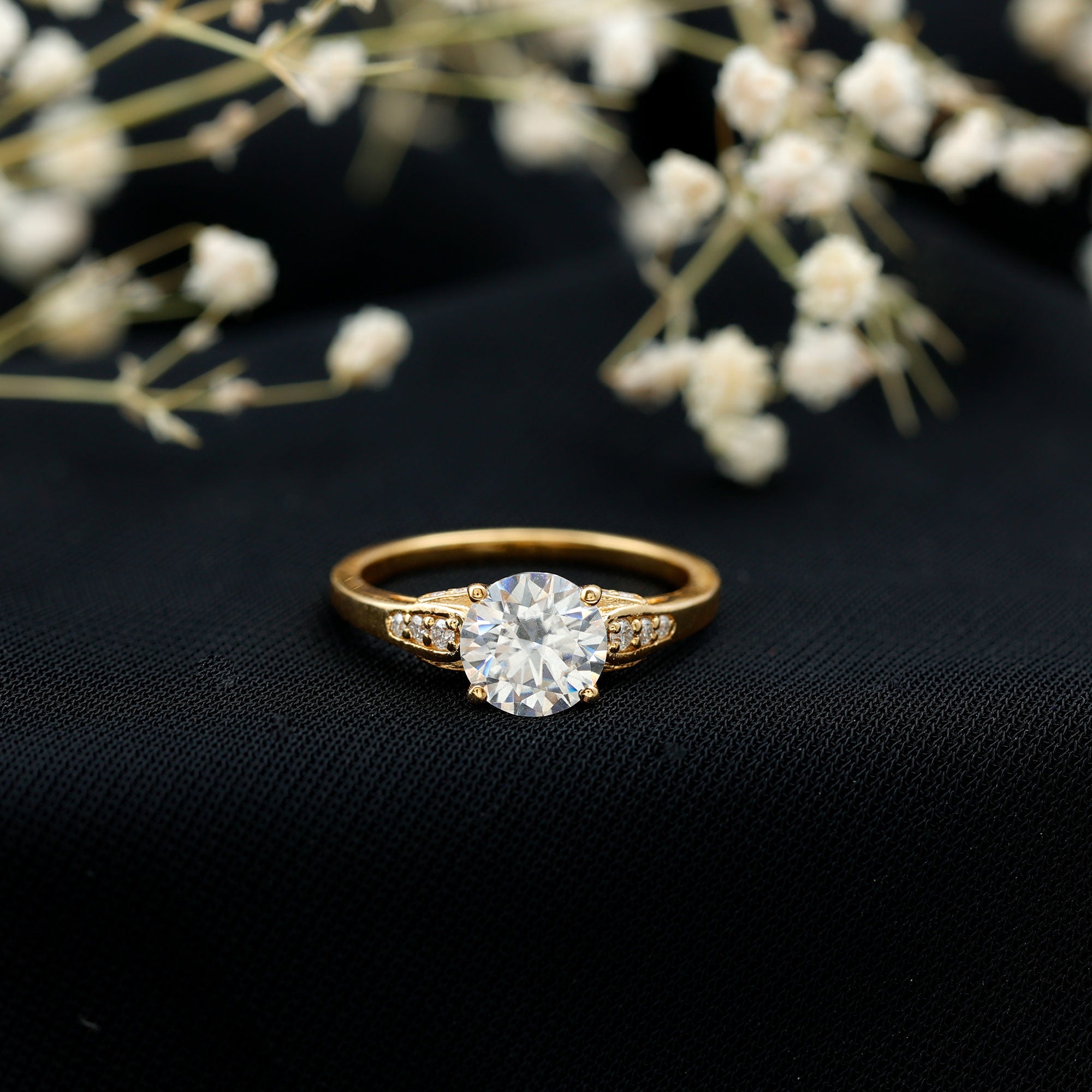 Rosec Jewels-Brilliant Cut Lab Grown Diamond Trending Engagement Ring