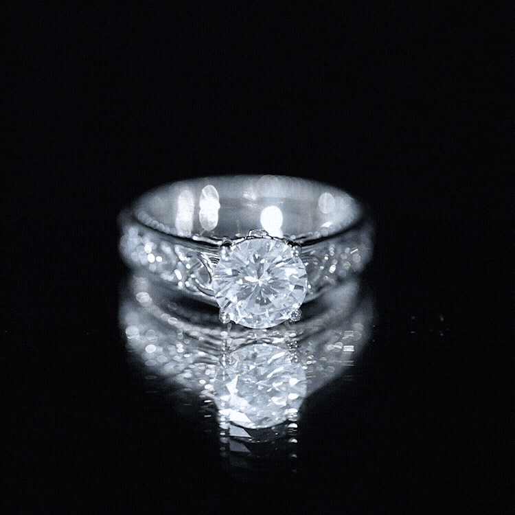 Certified 7 MM Lab Grown Diamond Celtic Design Engagement Ring Lab - ( EF-VS ) - Rosec Jewels