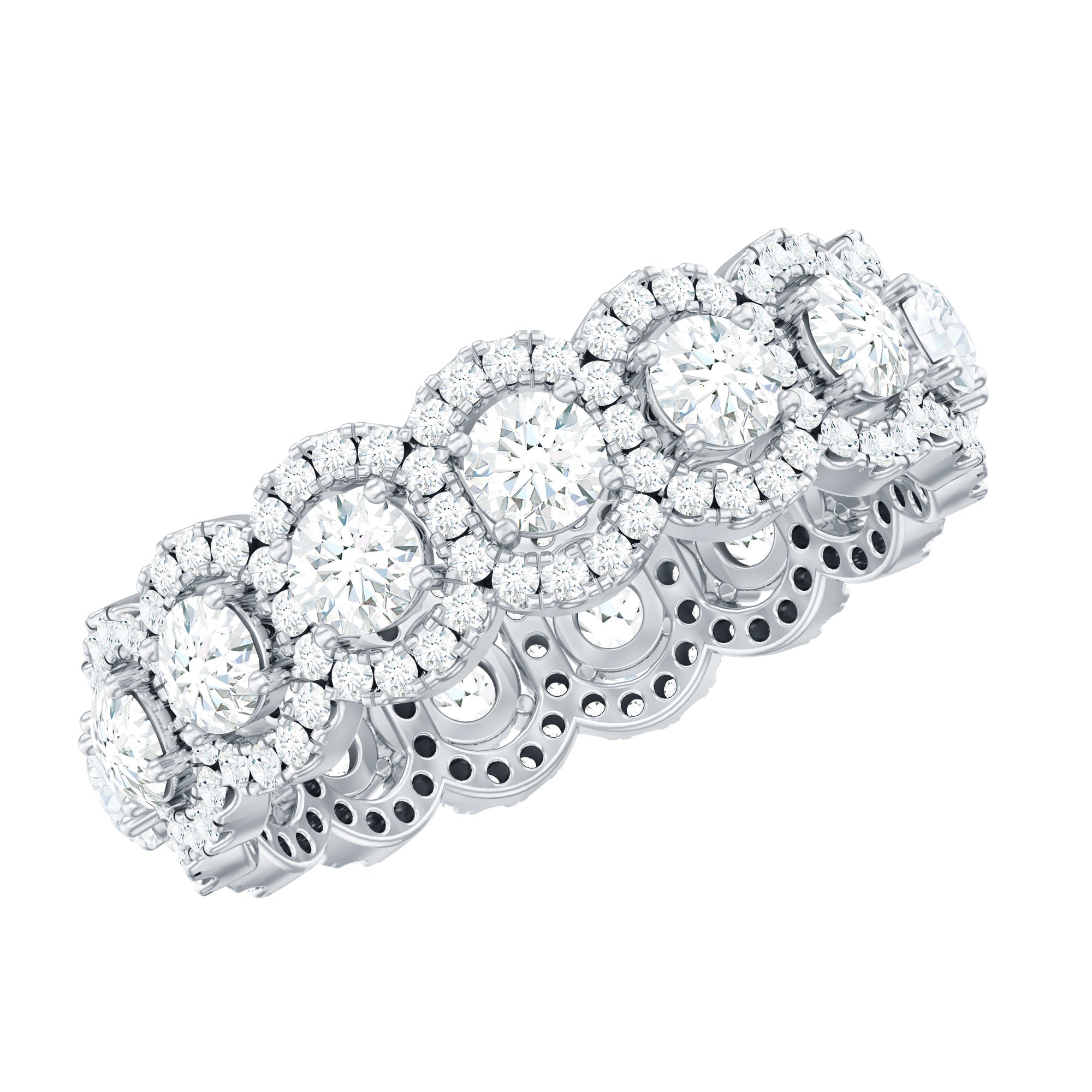 Rosec Jewels-Classic Lab Grown Diamond Thick Wedding Band