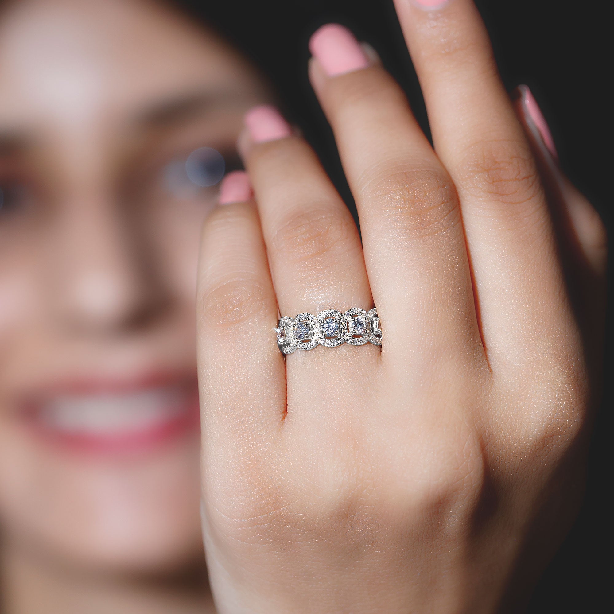 Rosec Jewels-Classic Lab Grown Diamond Thick Wedding Band