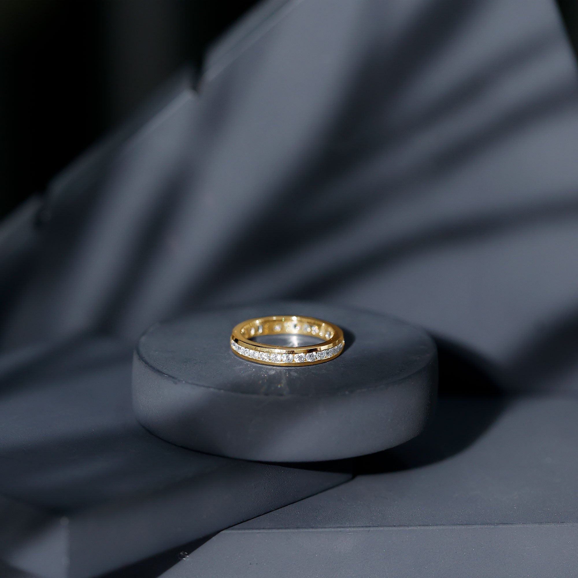 Rosec Jewels-Lab Grown Diamond Wedding Eternity Band For Women