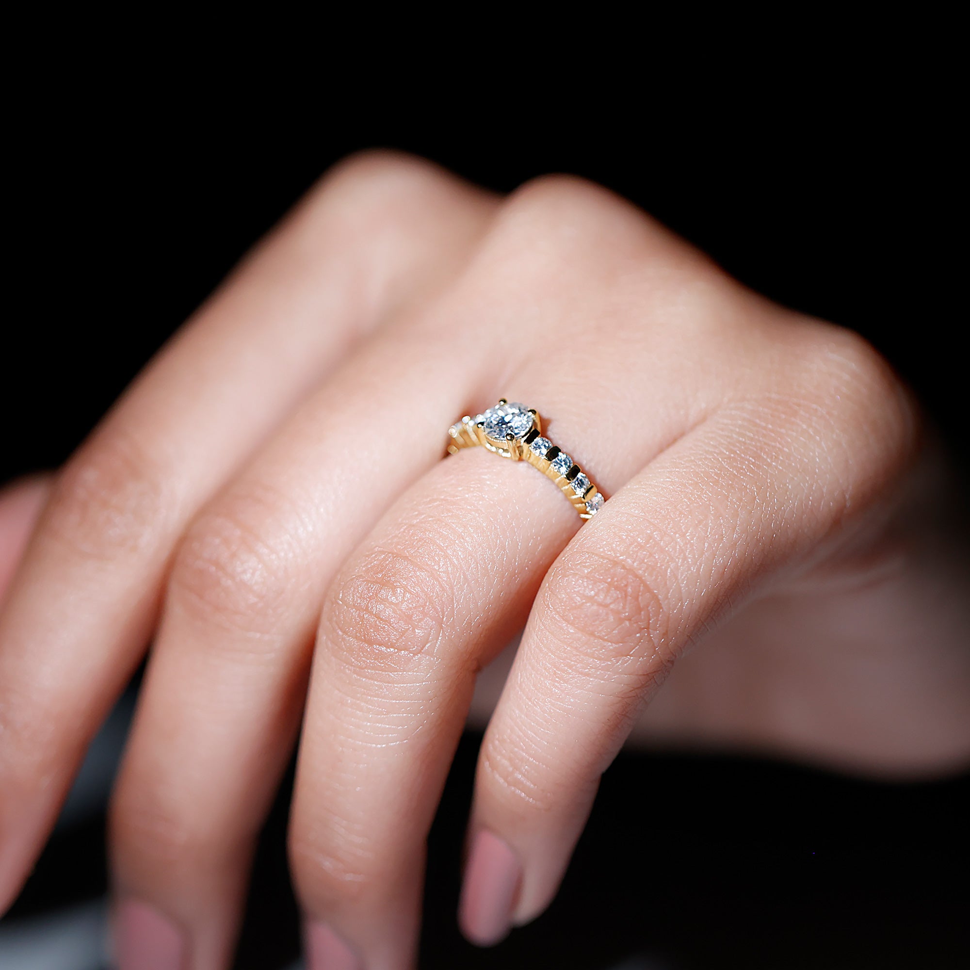 Rosec Jewels-Certified Lab Grown Diamond Simple Solitaire Ring