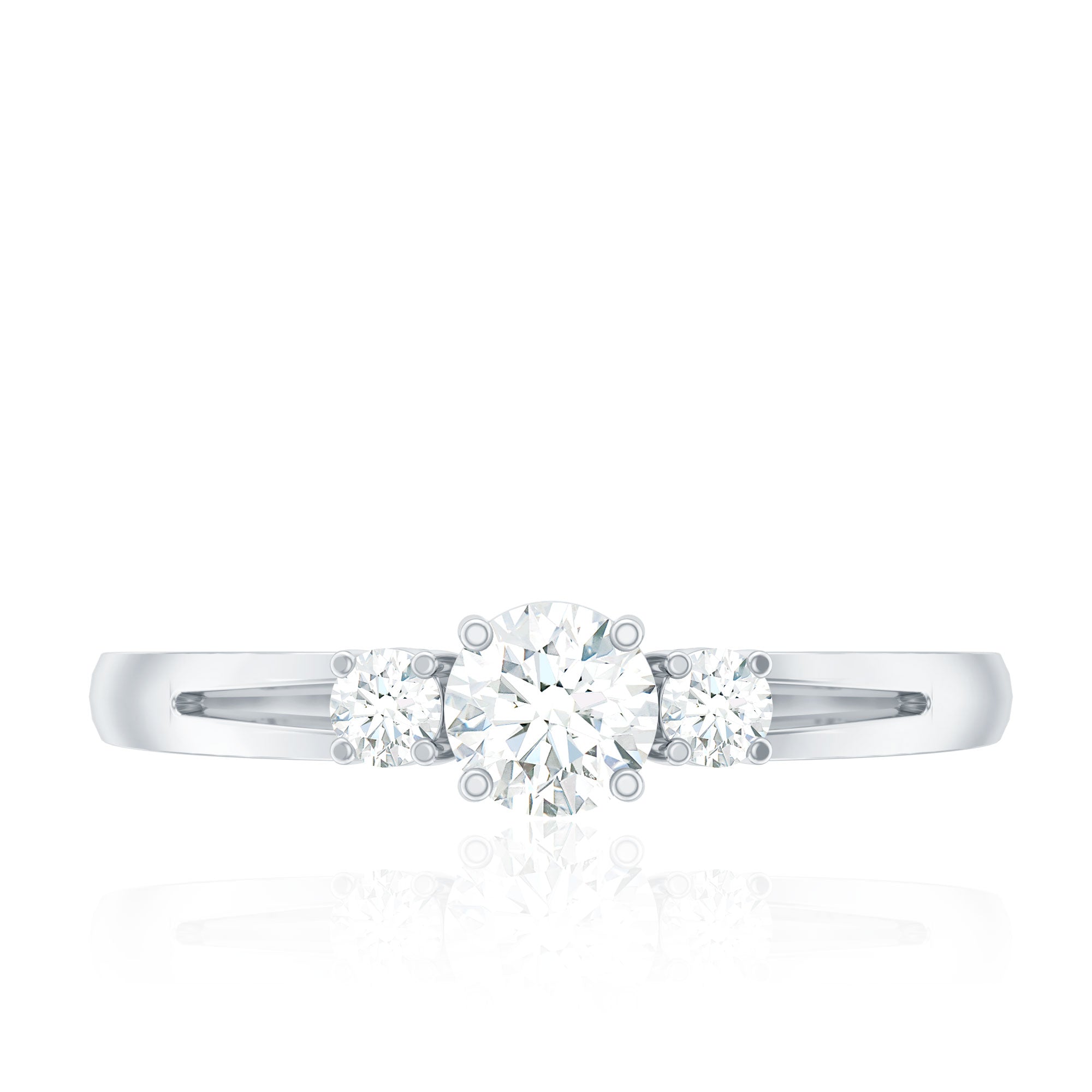 Rosec Jewels-Certified Lab Created Diamond Promise Commitment Ring for Her