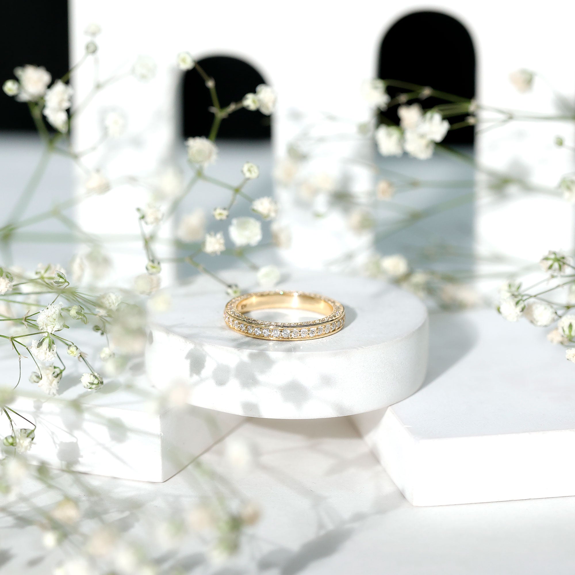 Rosec Jewels-Certified Lab Created Diamond Wedding Bands for Women