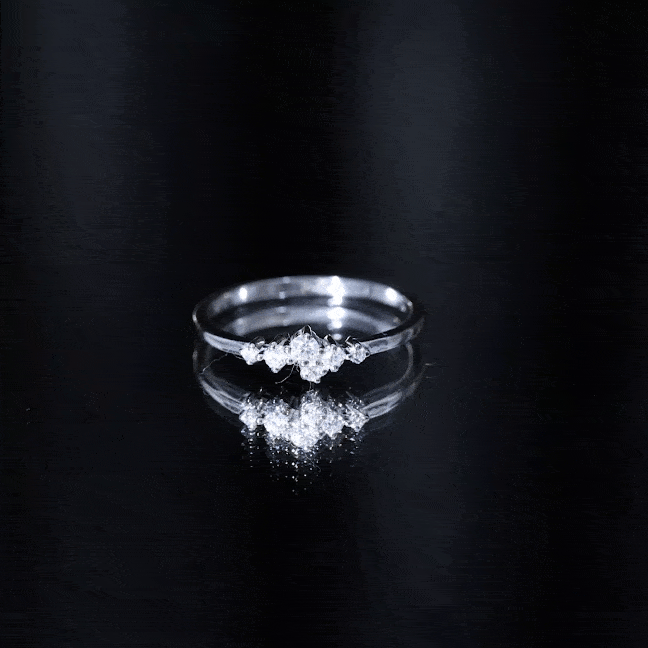Certified Lab Created Diamond Wedding Anniversary Ring Lab - ( EF-VS ) - Rosec Jewels
