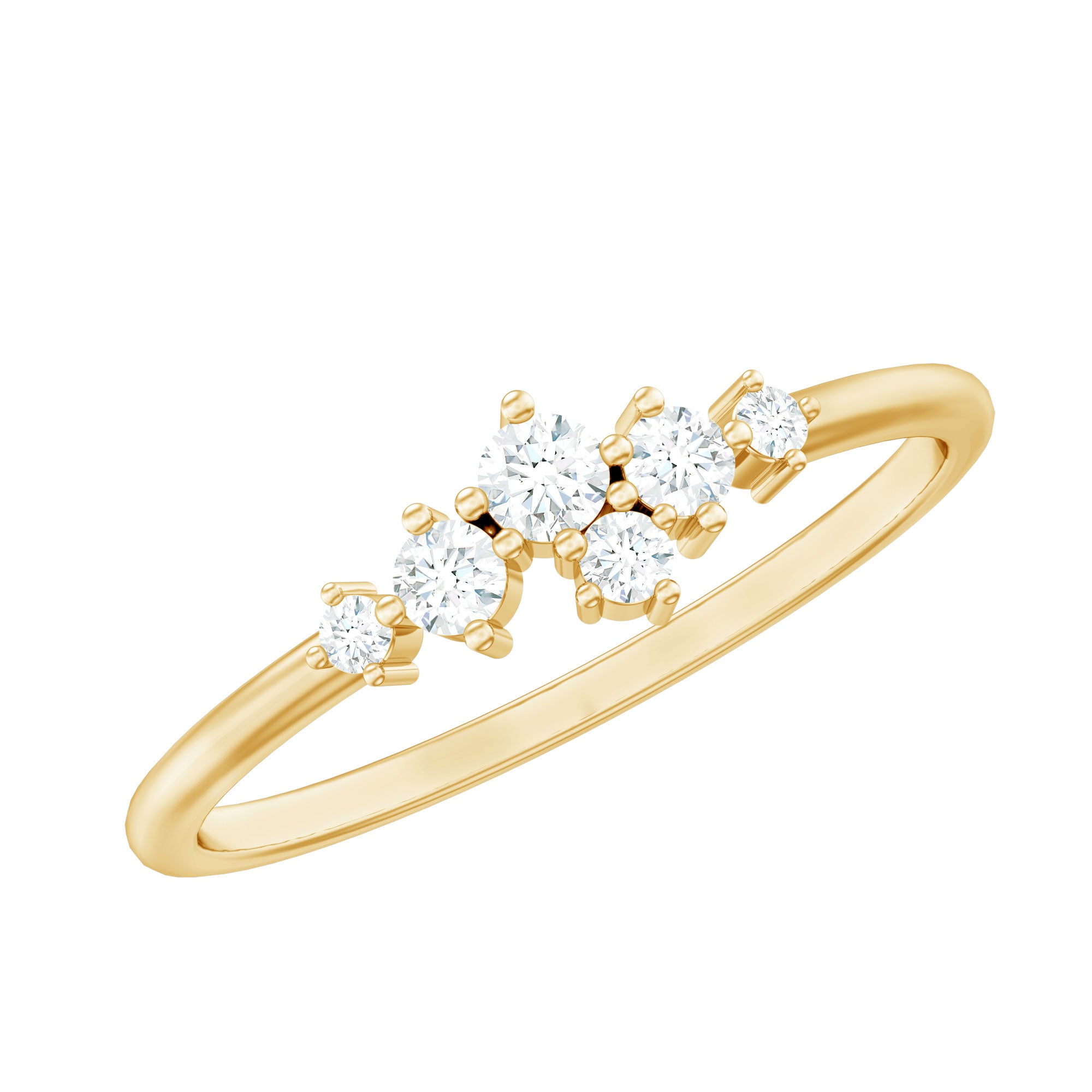 Rosec Jewels-Certified Lab Created Diamond Wedding Anniversary Ring