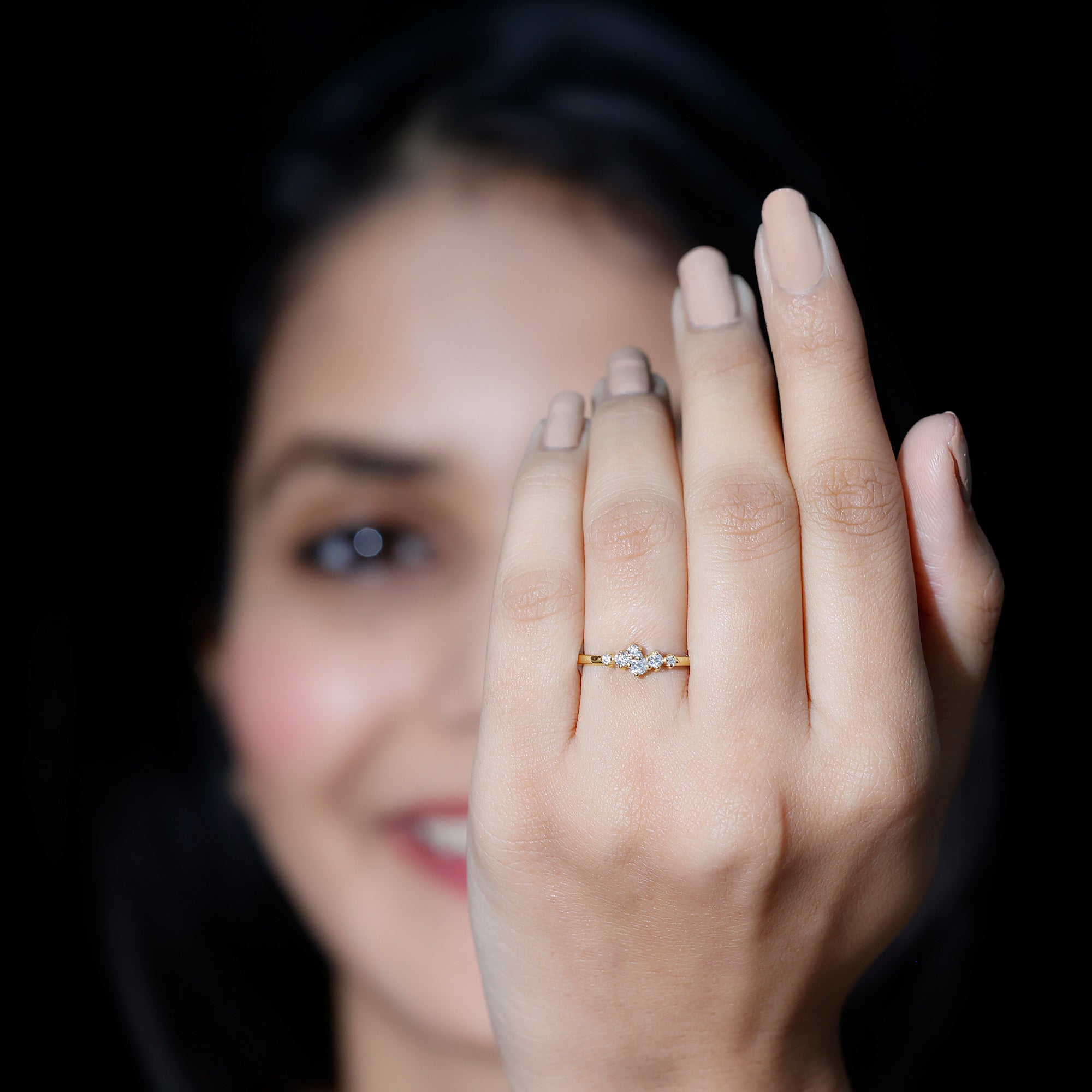 Certified Lab Created Diamond Wedding Anniversary Ring Lab - ( EF-VS ) - Rosec Jewels