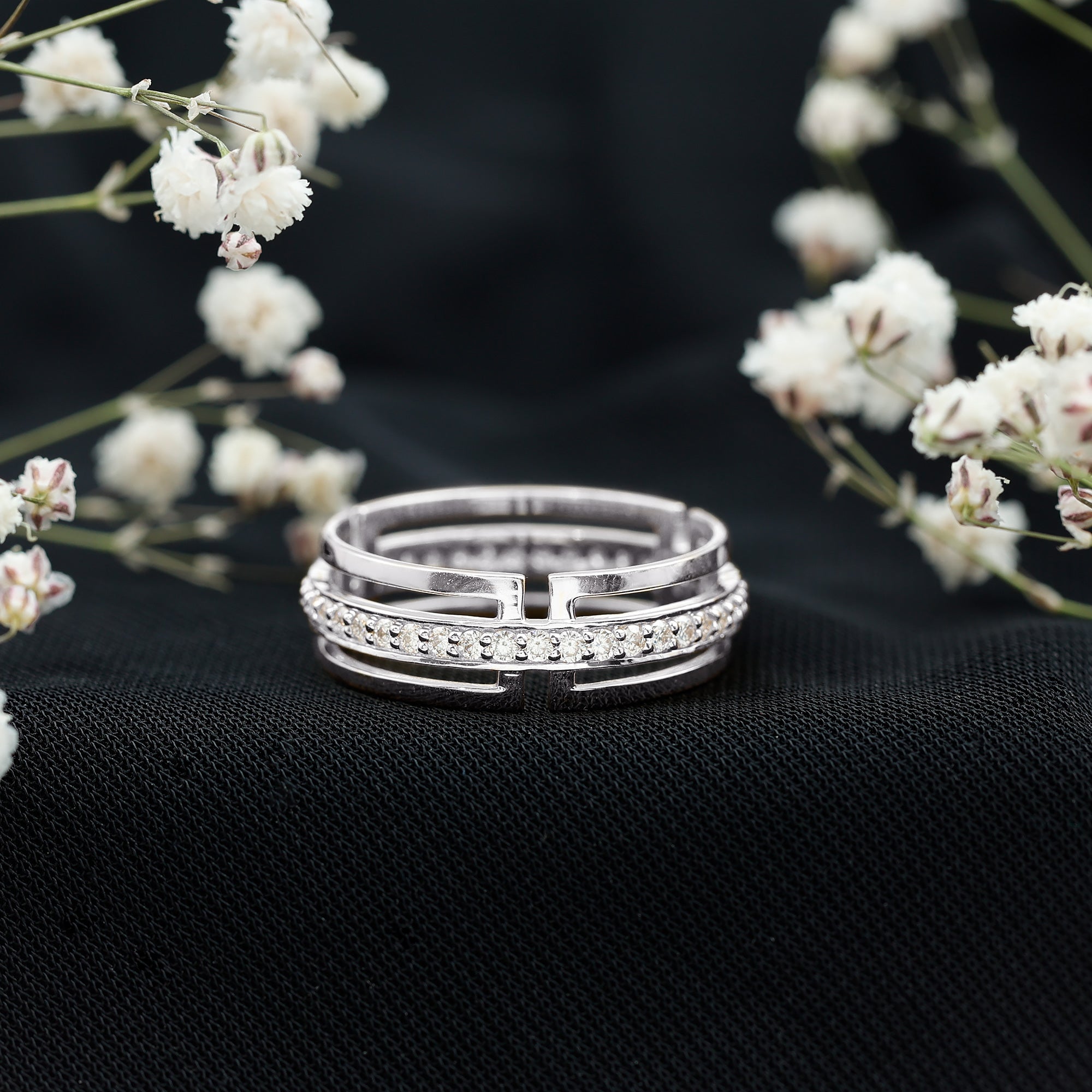 Certified Lab Created Diamond Unisex Wedding Band Lab - ( EF-VS ) - Rosec Jewels
