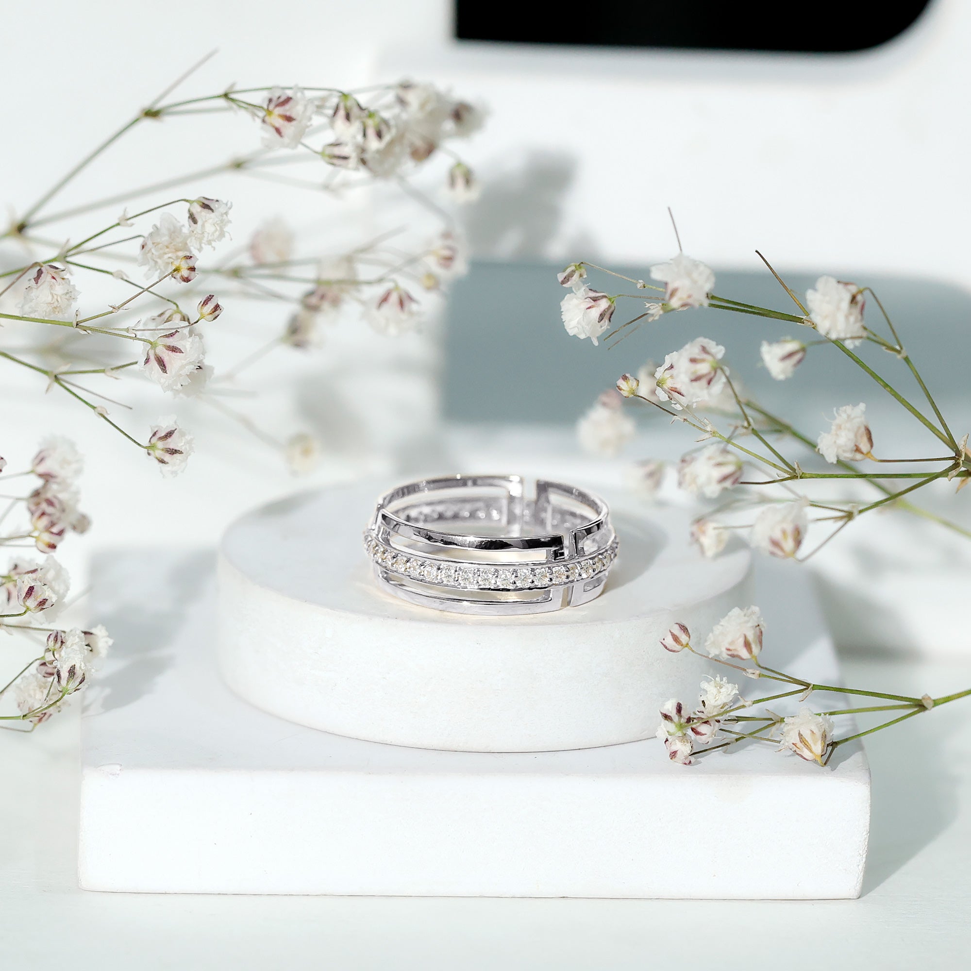 Certified Lab Created Diamond Unisex Wedding Band Lab - ( EF-VS ) - Rosec Jewels