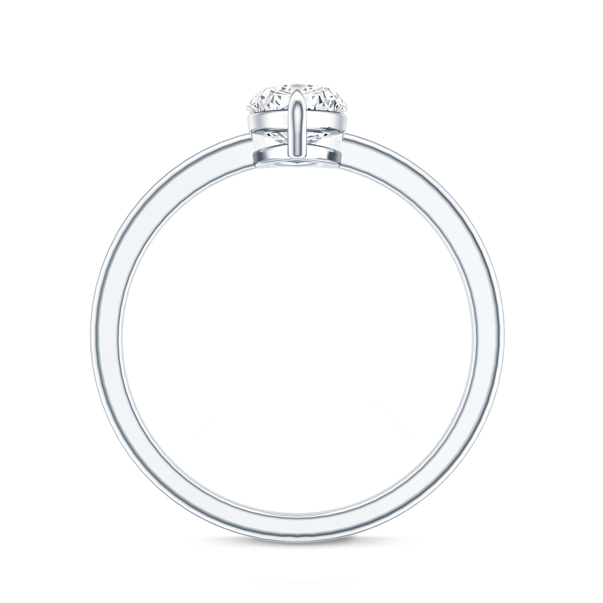 IGI Certified Lab Grown 1 Carat Diamond Marquise Engagement Ring Solitaire Lab - ( EF-VS ) - Rosec Jewels