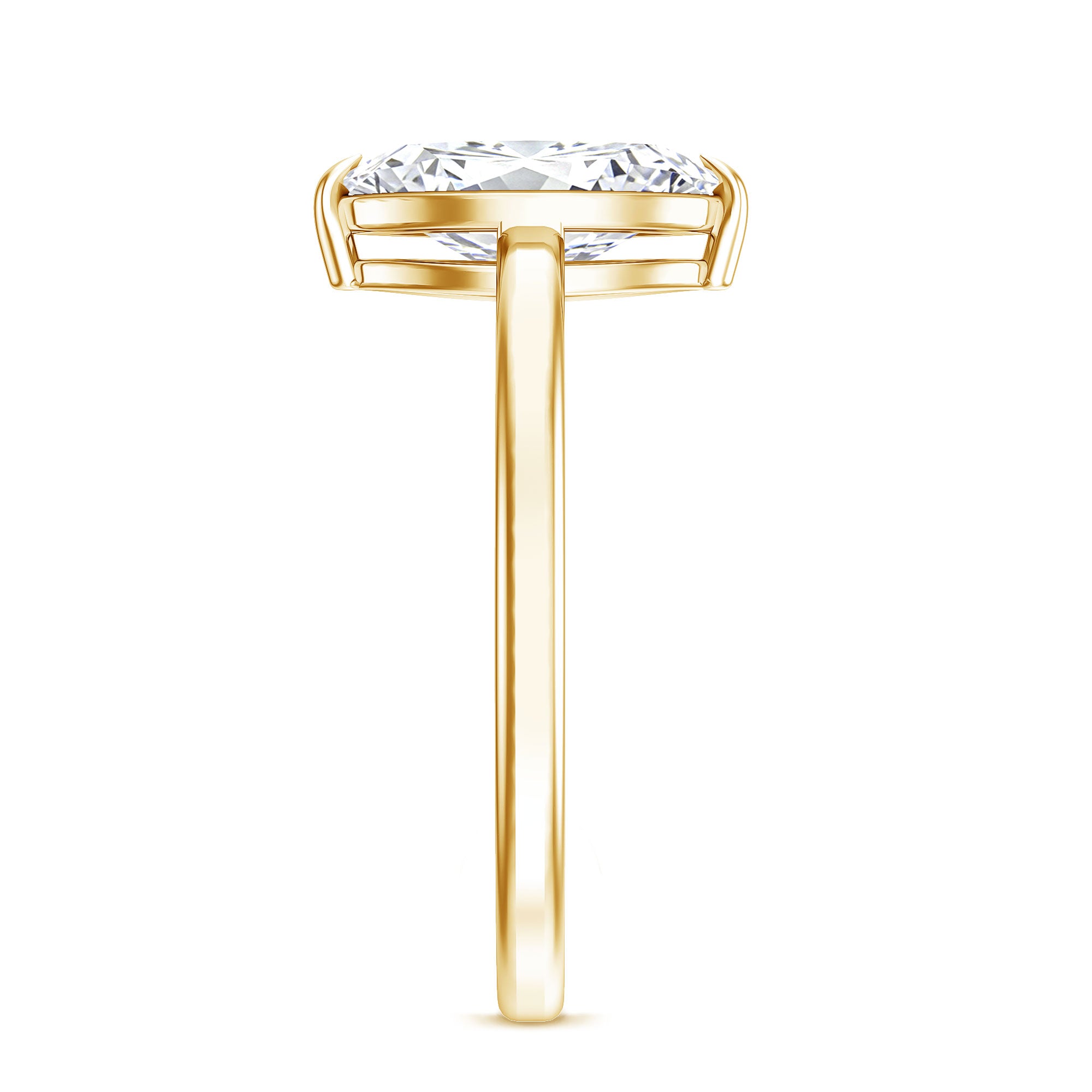 IGI Certified Lab Grown 1 Carat Diamond Marquise Engagement Ring Solitaire Lab - ( EF-VS ) - Rosec Jewels